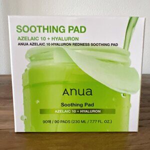 ANUA Azelaic Acid 10% Hyaluron Redness Soothing Pad - 90 pads - EXP 12/2027